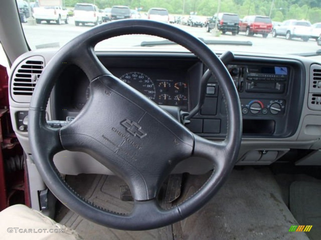 1996 Chevrolet C/K C1500 Extended Cab Gray Steering Wheel Photo #81995070