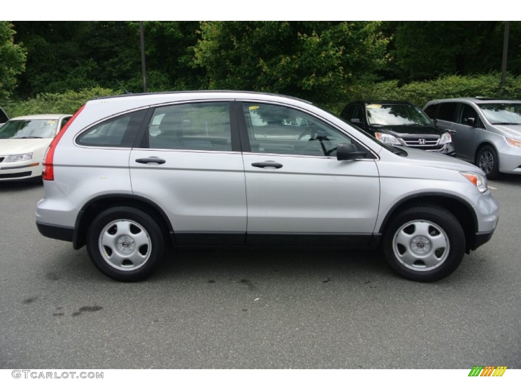 2010 CR-V LX - Alabaster Silver Metallic / Black photo #3