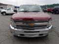 2013 Deep Ruby Metallic Chevrolet Silverado 1500 LT Extended Cab 4x4  photo #3