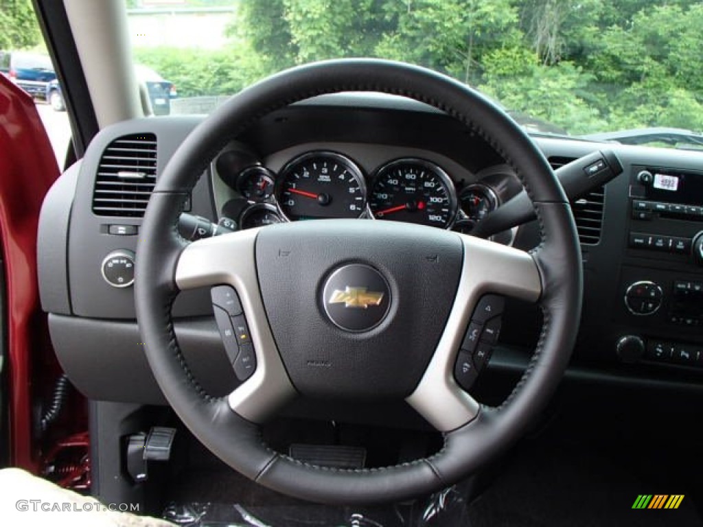 2013 Silverado 1500 LT Extended Cab 4x4 - Deep Ruby Metallic / Ebony photo #19