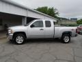 2013 Silver Ice Metallic Chevrolet Silverado 1500 LT Extended Cab 4x4  photo #5