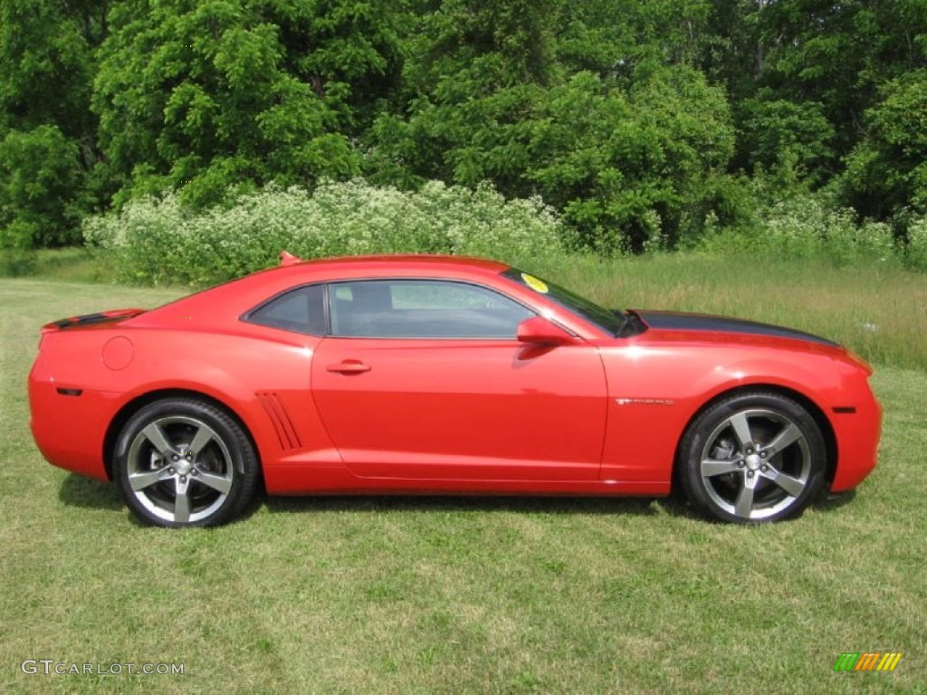 Inferno Orange Metallic 2012 Chevrolet Camaro LT/RS Coupe Exterior Photo #81997496