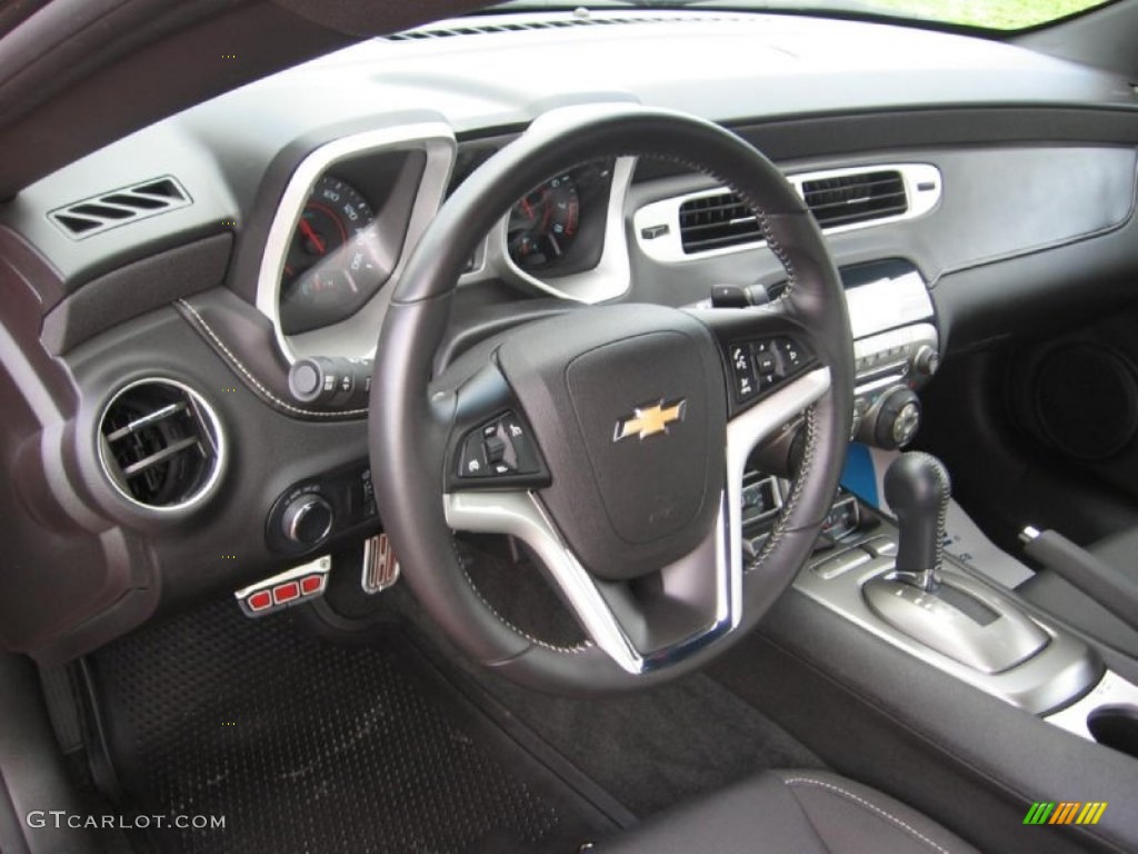 2012 Chevrolet Camaro LT/RS Coupe Black Steering Wheel Photo #81997611