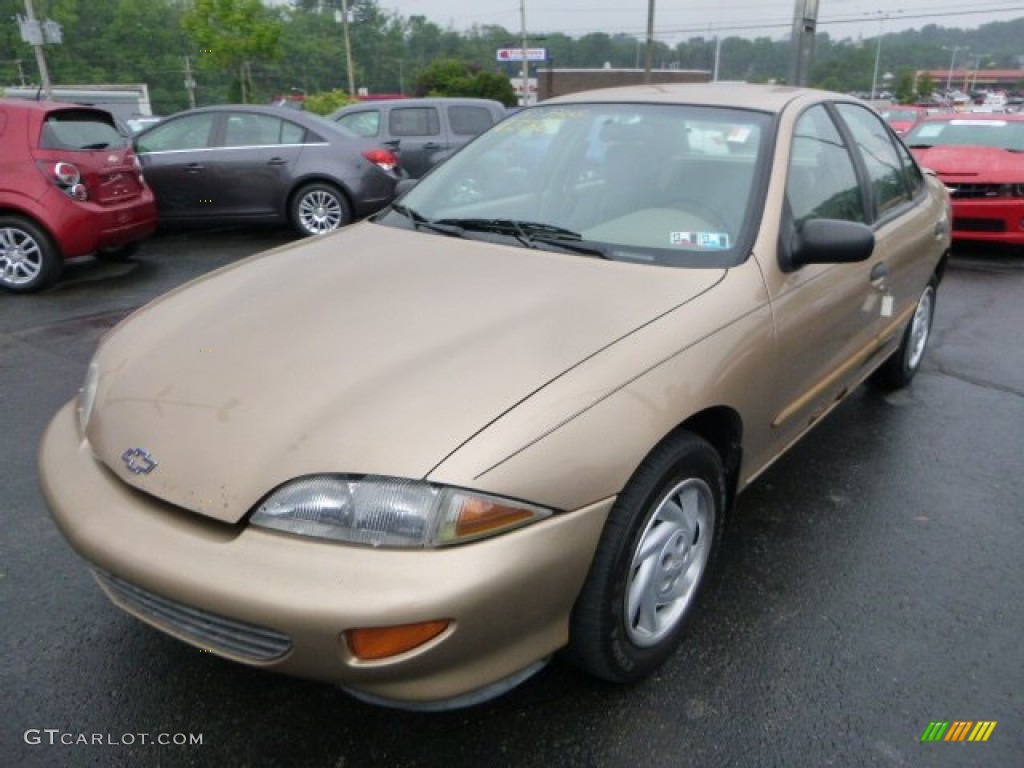 Gold Metallic 1998 Chevrolet Cavalier LS Sedan Exterior Photo #81997648