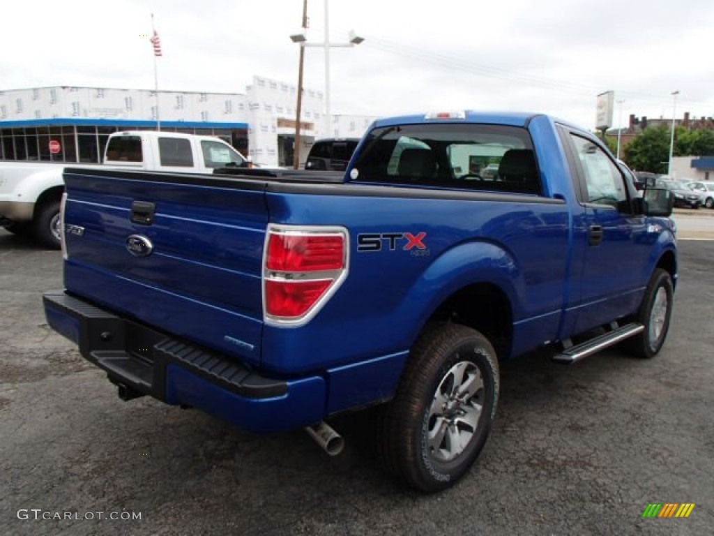 Blue Flame Metallic 2013 Ford F150 STX Regular Cab 4x4 Exterior Photo #81997700