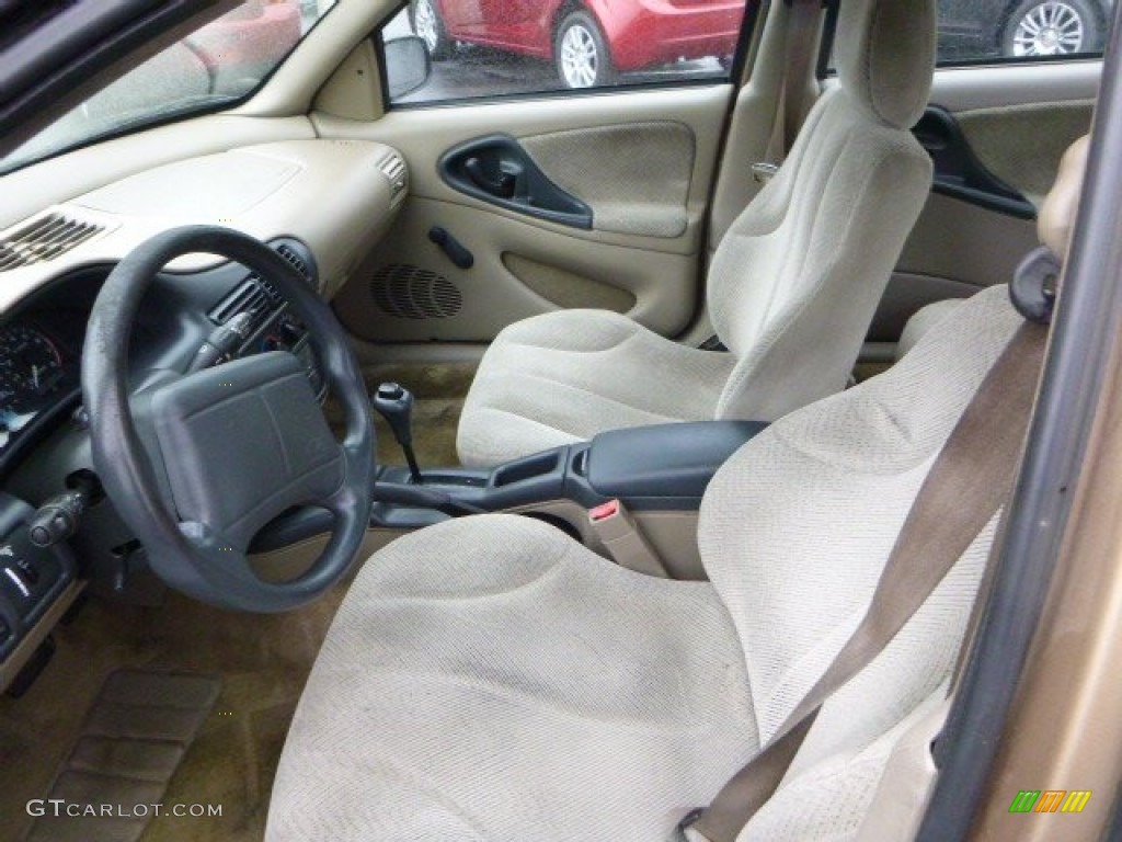 1998 Cavalier LS Sedan - Gold Metallic / Neutral photo #8