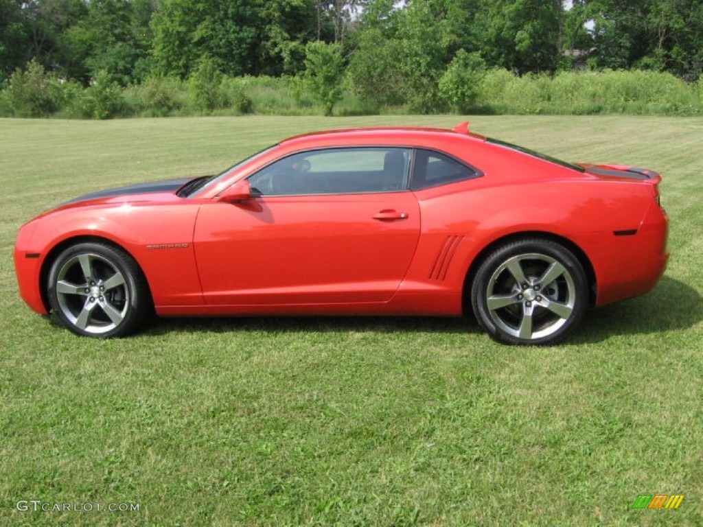 Inferno Orange Metallic 2012 Chevrolet Camaro LT/RS Coupe Exterior Photo #81997974