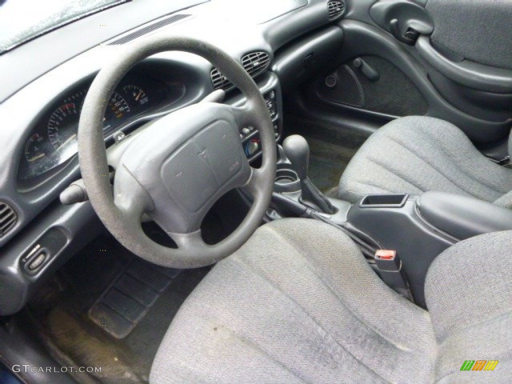 Graphite Interior 1999 Pontiac Sunfire SE Sedan Photo #81998153