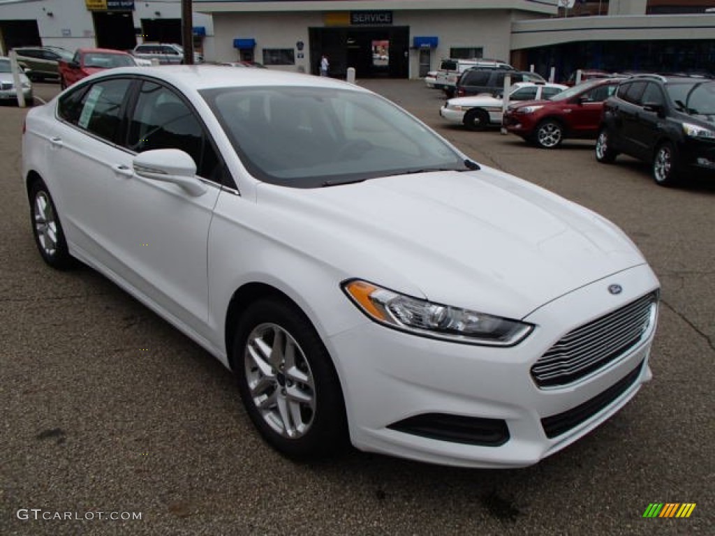 2013 Fusion SE 1.6 EcoBoost - Oxford White / Charcoal Black photo #2