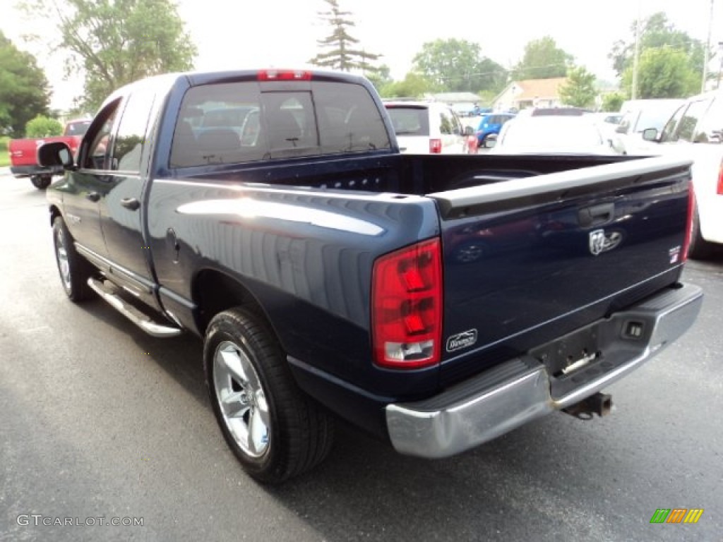 2006 Ram 1500 SLT Quad Cab - Patriot Blue Pearl / Medium Slate Gray photo #3