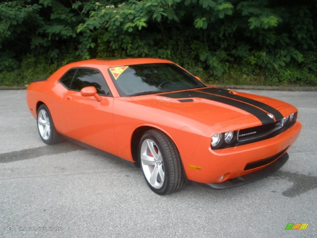 2010 Challenger SRT8 - HEMI Orange / Dark Slate Gray photo #1