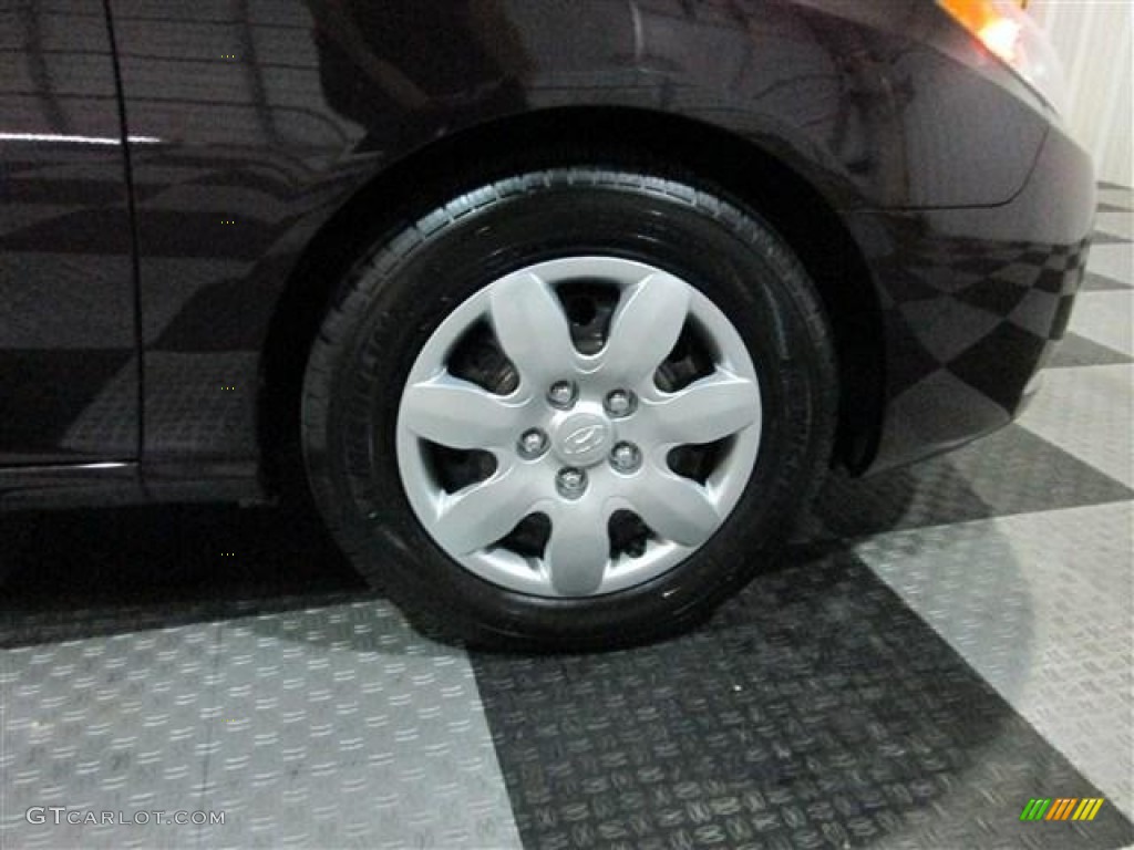 2007 Elantra GLS Sedan - Purple Rain / Beige photo #8