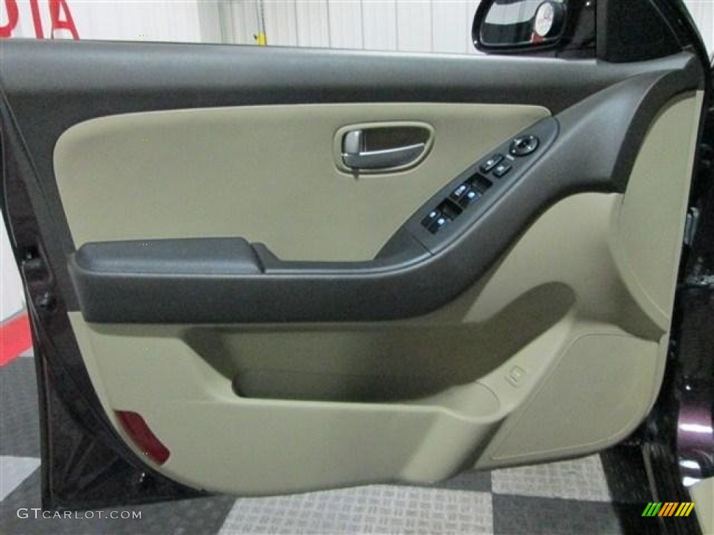 2007 Elantra GLS Sedan - Purple Rain / Beige photo #9