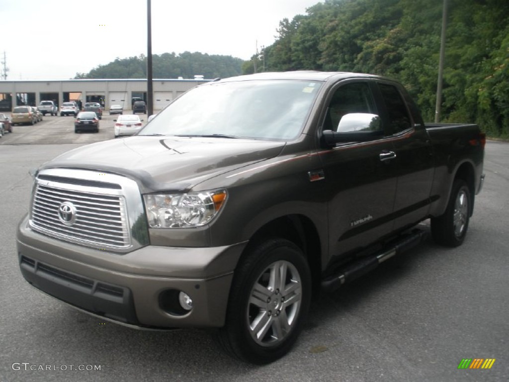 2010 Tundra Limited Double Cab 4x4 - Pyrite Brown Mica / Sand Beige photo #13