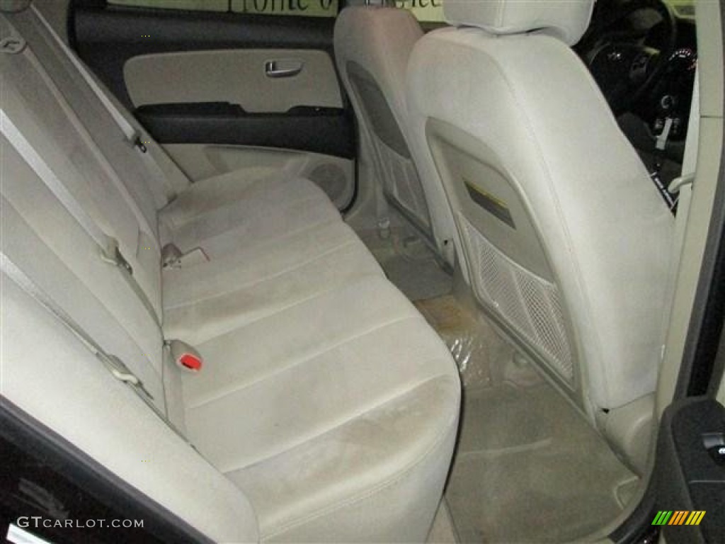 2007 Elantra GLS Sedan - Purple Rain / Beige photo #19