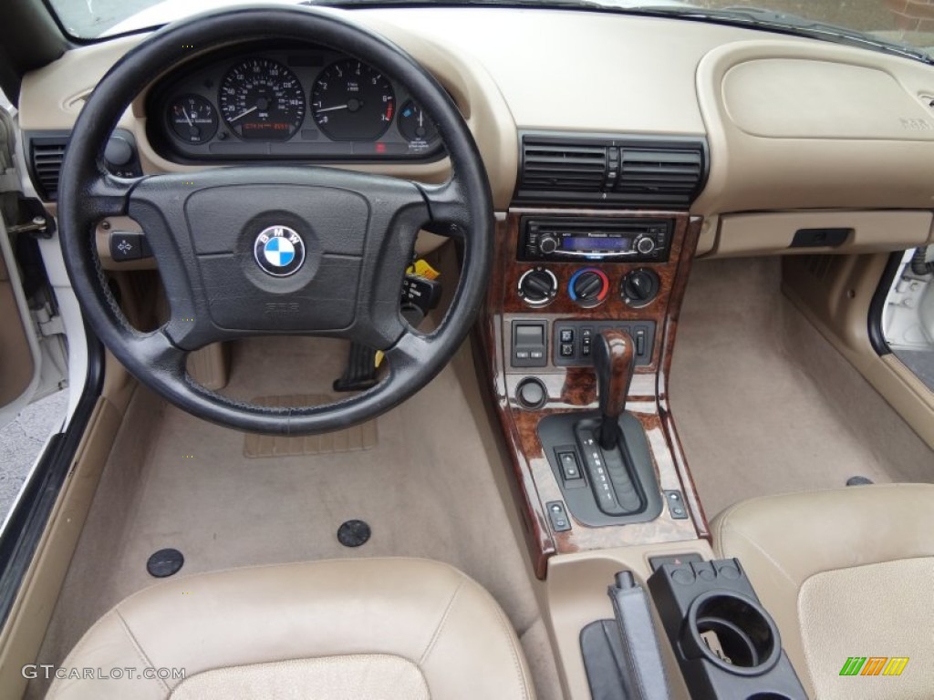 Beige Interior 1999 BMW Z3 2.8 Roadster Photo #82000486