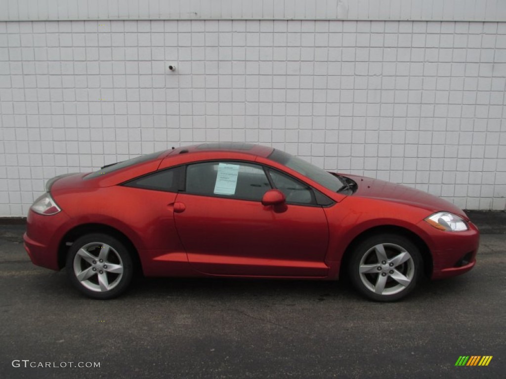 2009 Eclipse GS Coupe - Sunset Pearlescent Pearl / Dark Charcoal photo #2