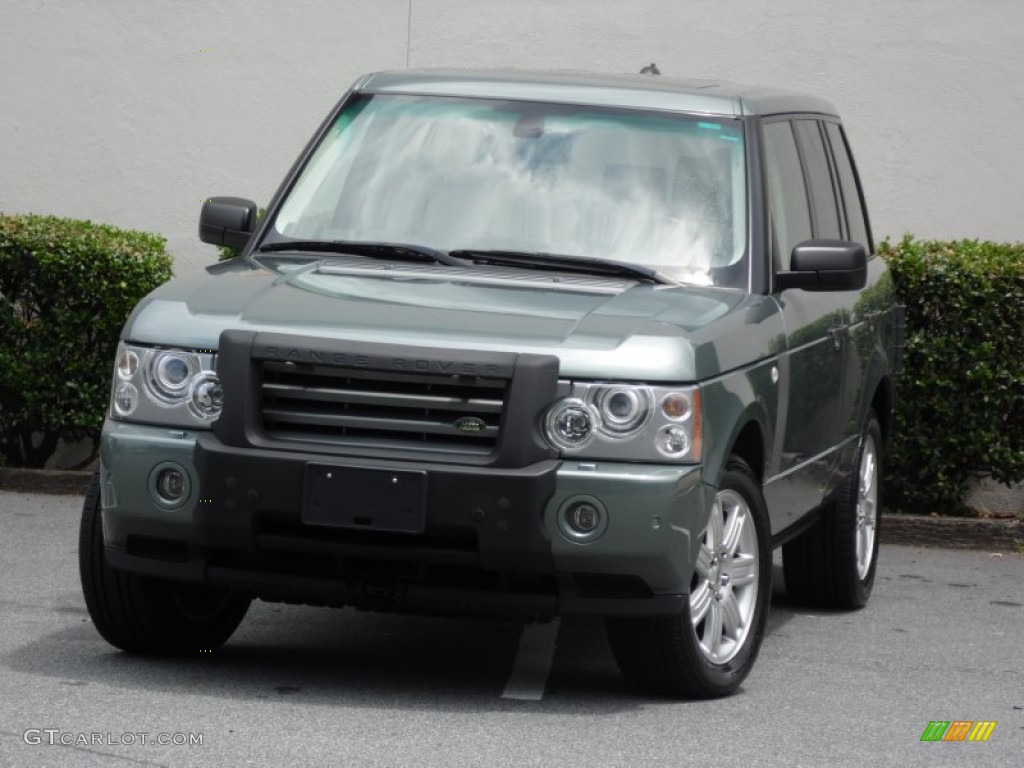2007 Range Rover HSE - Giverny Green Mica / Ivory/Black photo #1
