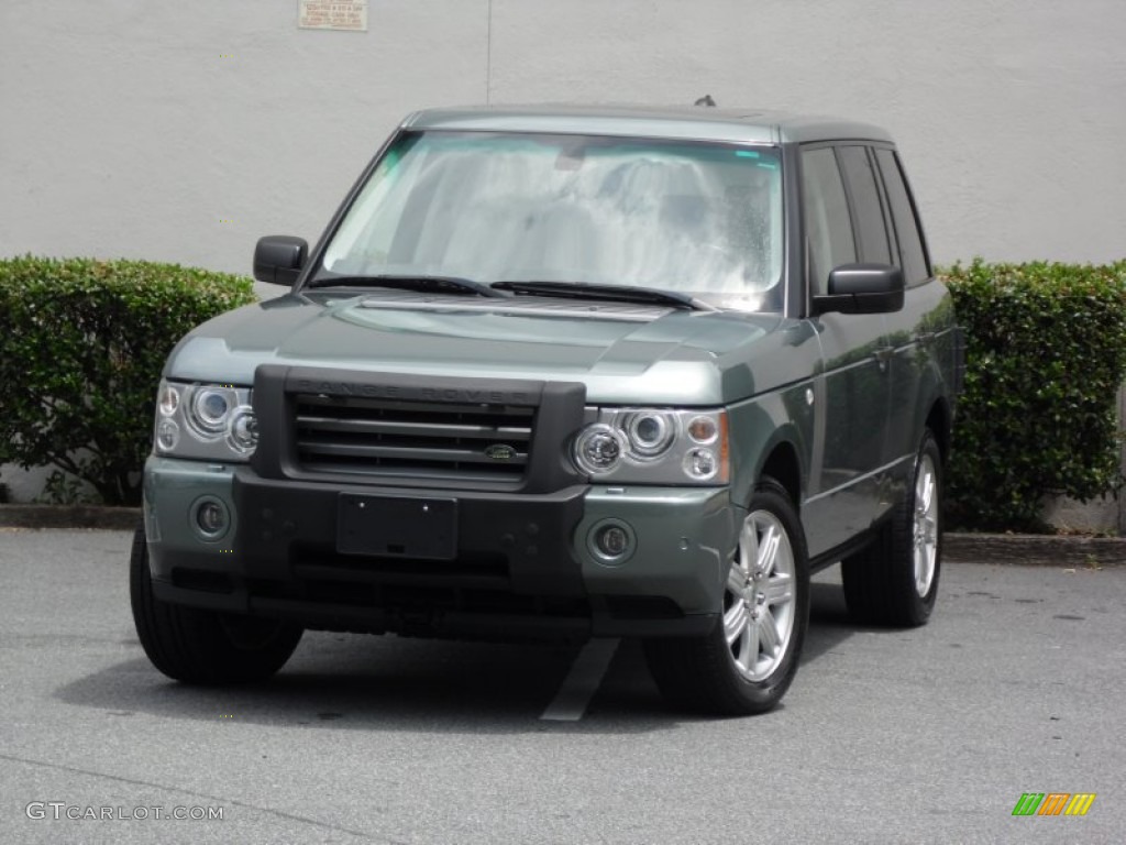 2007 Range Rover HSE - Giverny Green Mica / Ivory/Black photo #2