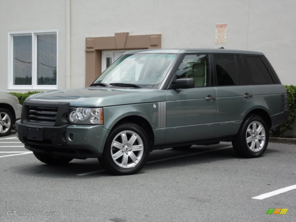 2007 Range Rover HSE - Giverny Green Mica / Ivory/Black photo #3