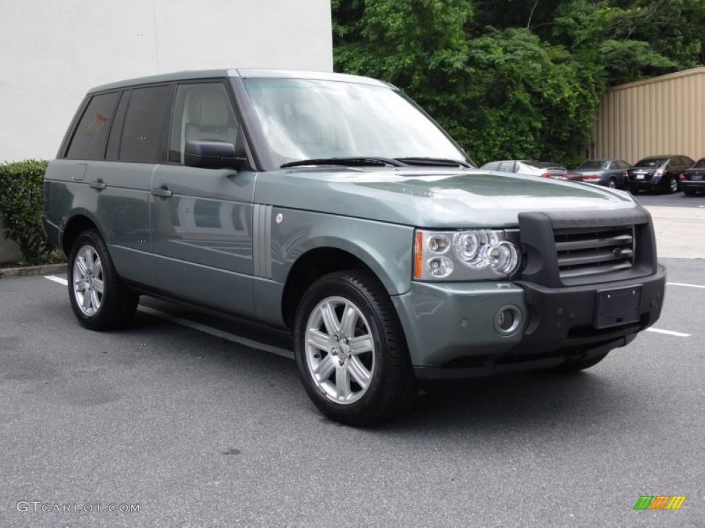 2007 Range Rover HSE - Giverny Green Mica / Ivory/Black photo #5