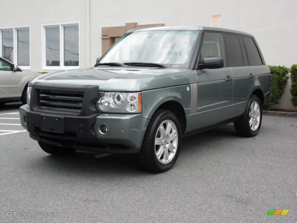 2007 Range Rover HSE - Giverny Green Mica / Ivory/Black photo #6