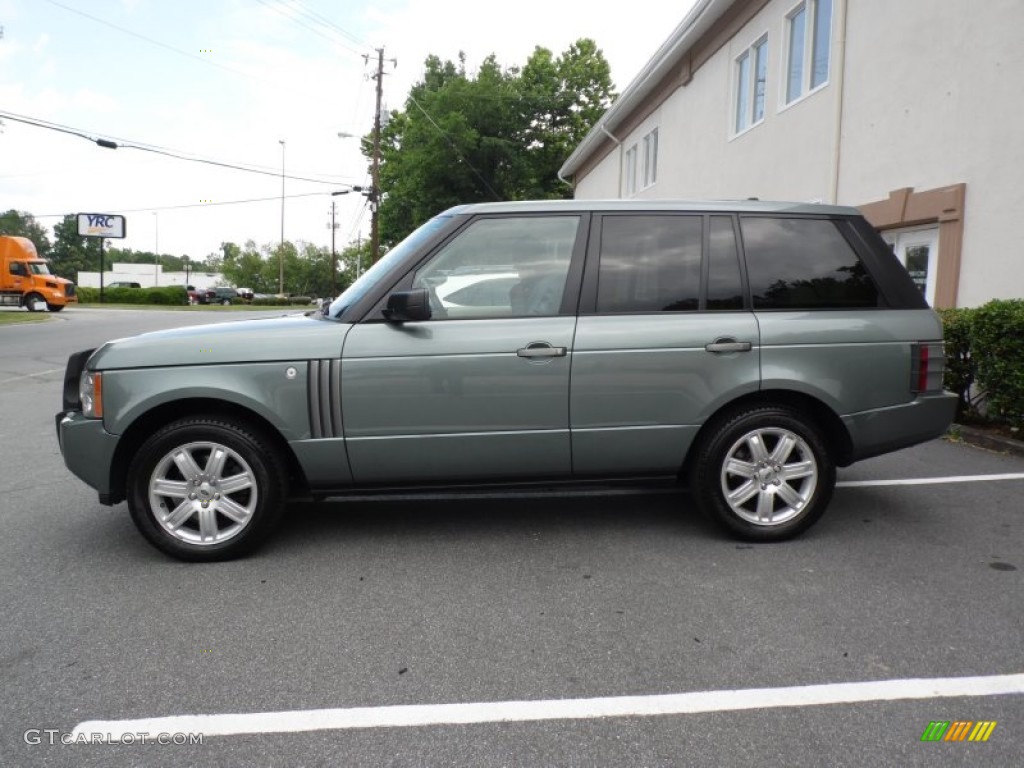2007 Range Rover HSE - Giverny Green Mica / Ivory/Black photo #15