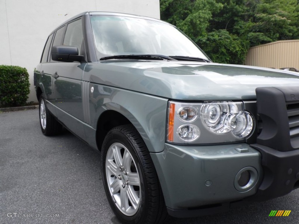 2007 Range Rover HSE - Giverny Green Mica / Ivory/Black photo #18