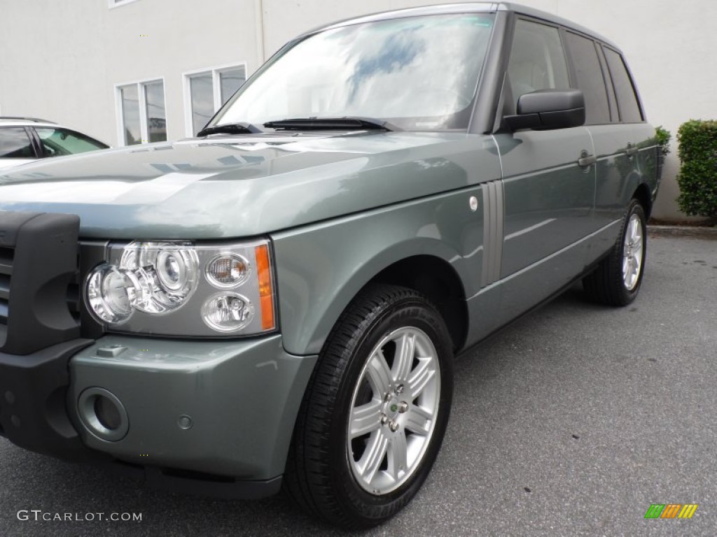 2007 Range Rover HSE - Giverny Green Mica / Ivory/Black photo #19