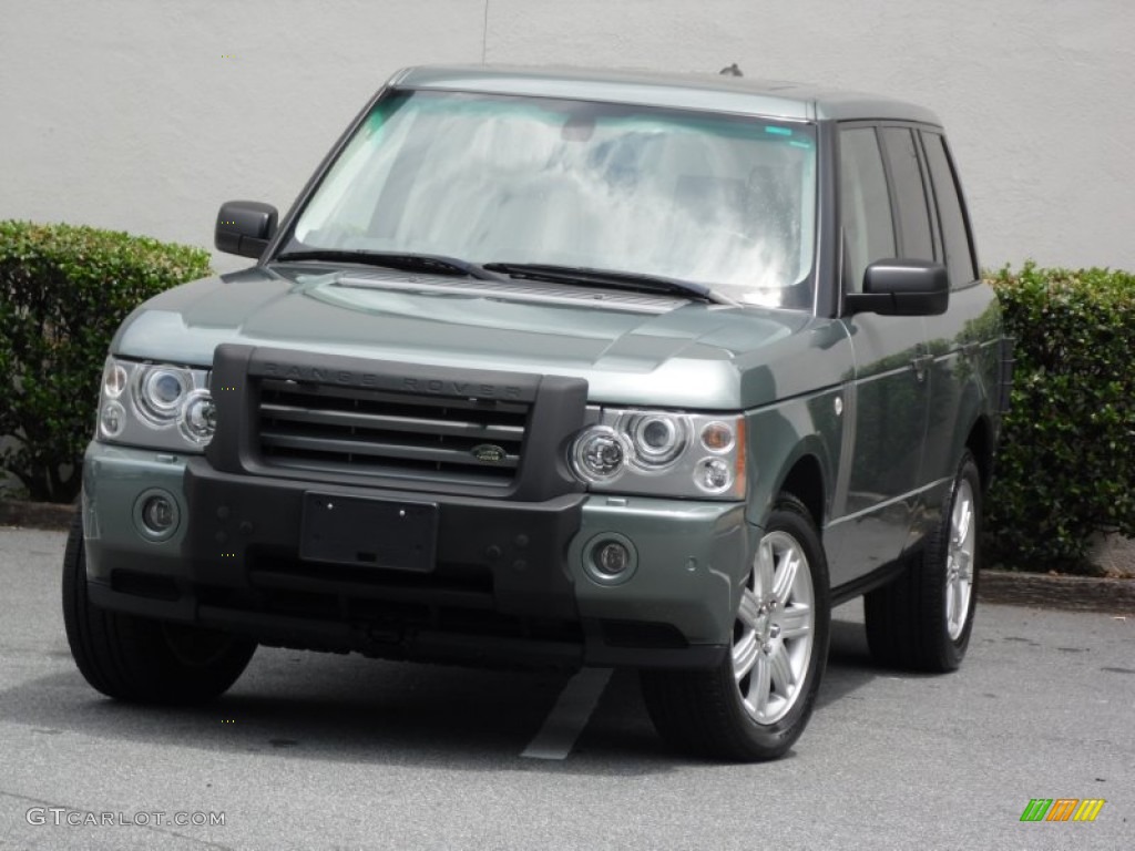 2007 Range Rover HSE - Giverny Green Mica / Ivory/Black photo #22