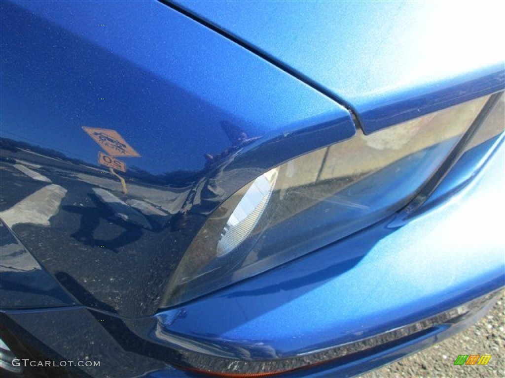2007 Mustang V6 Premium Coupe - Vista Blue Metallic / Light Graphite photo #2