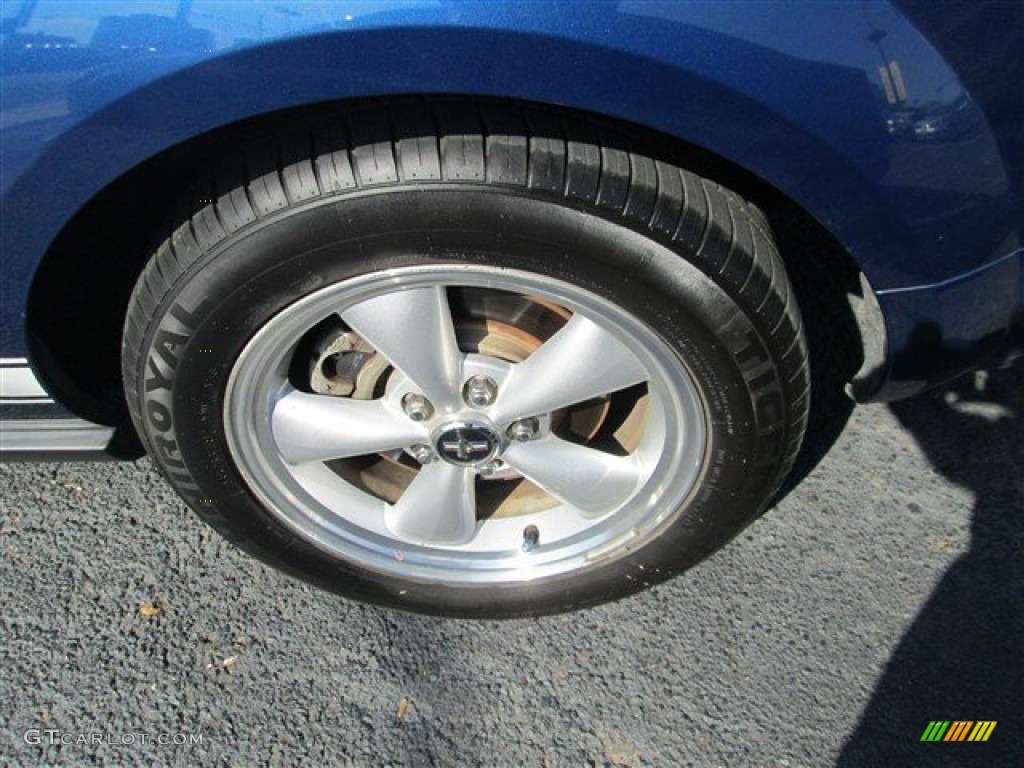 2007 Mustang V6 Premium Coupe - Vista Blue Metallic / Light Graphite photo #6