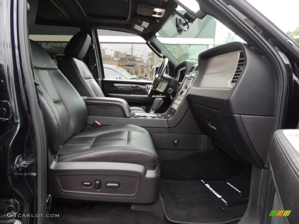 Charcoal Black Interior 2010 Lincoln Navigator L 4x4 Photo #82004925