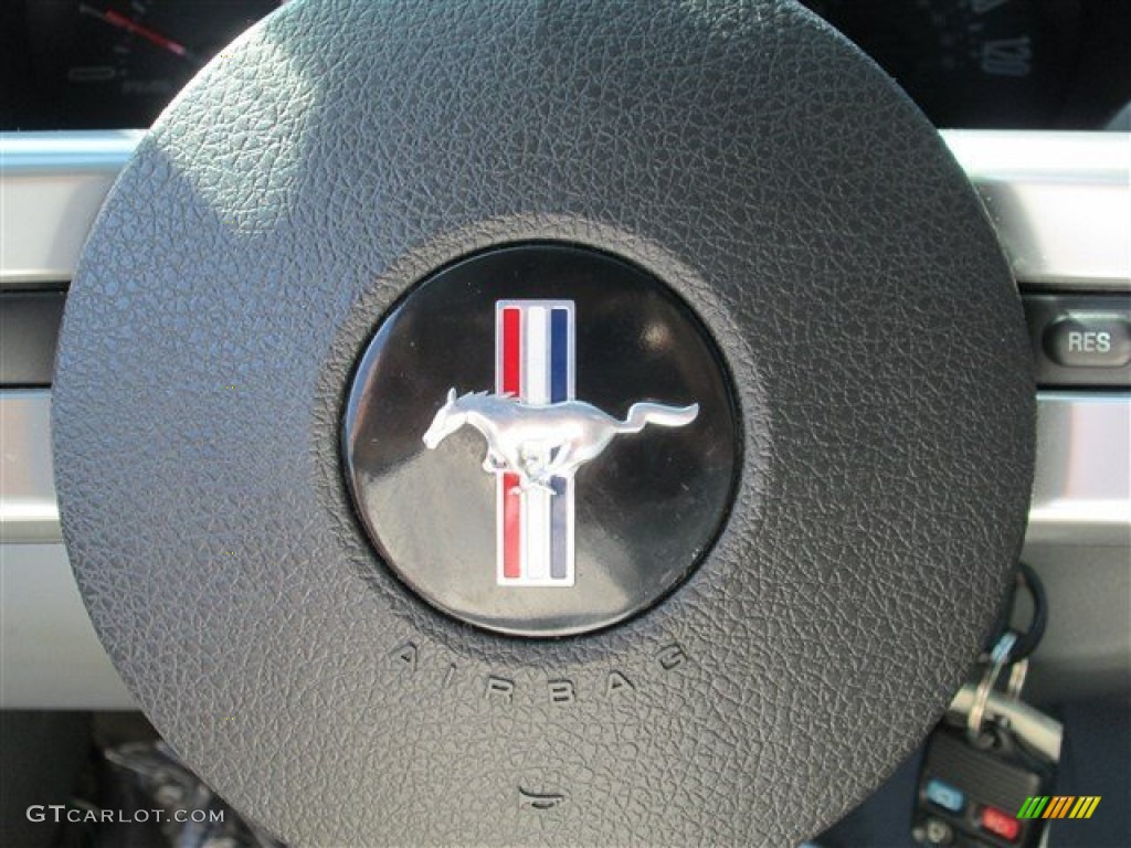 2007 Mustang V6 Premium Coupe - Vista Blue Metallic / Light Graphite photo #16