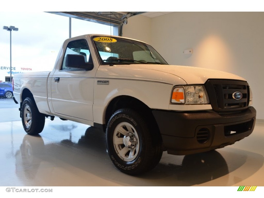 Oxford White 2008 Ford Ranger XL Regular Cab 4x4 Exterior Photo #82006382