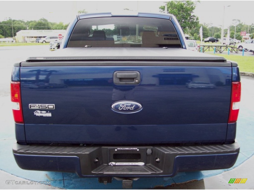 2007 F150 FX4 SuperCrew 4x4 - Dark Blue Pearl Metallic / Black photo #4