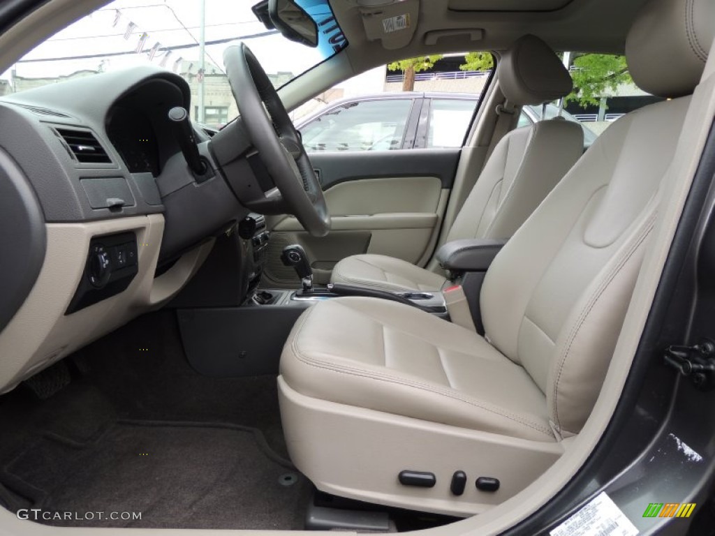 2011 Fusion SEL V6 AWD - Sterling Grey Metallic / Camel photo #16