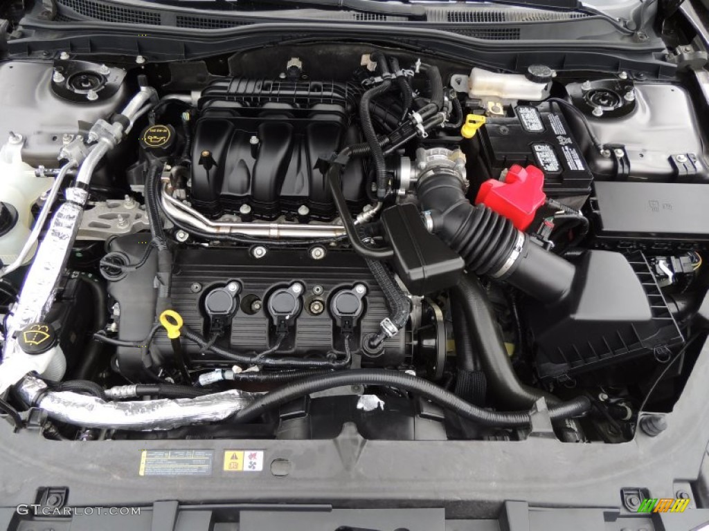 2011 Fusion SEL V6 AWD - Sterling Grey Metallic / Camel photo #25