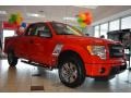 2013 Race Red Ford F150 STX SuperCab  photo #1