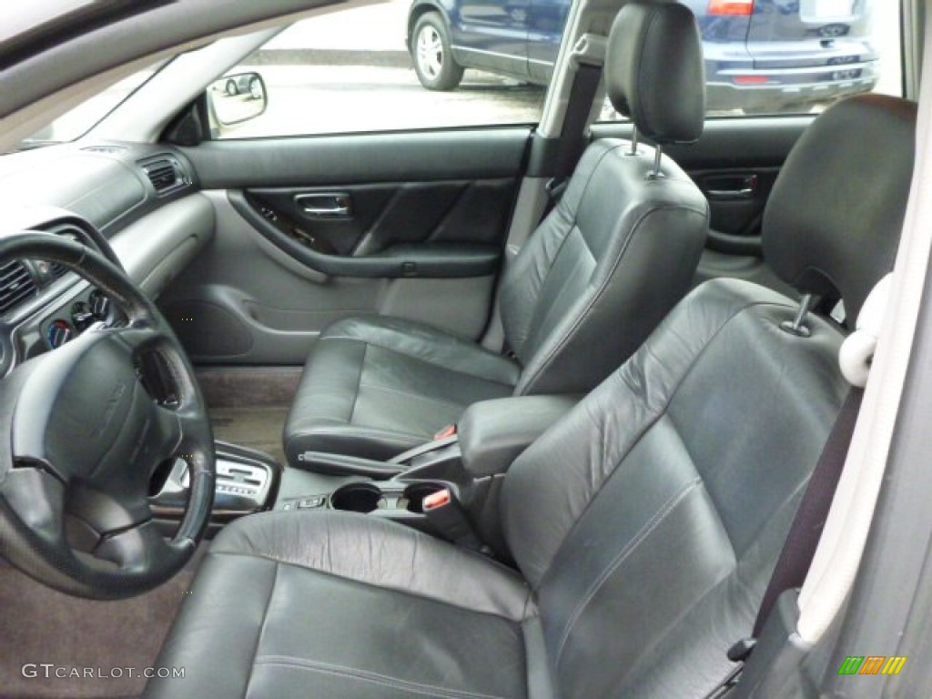 Black Interior 2004 Subaru Legacy 2.5 GT Sedan Photo #82008751