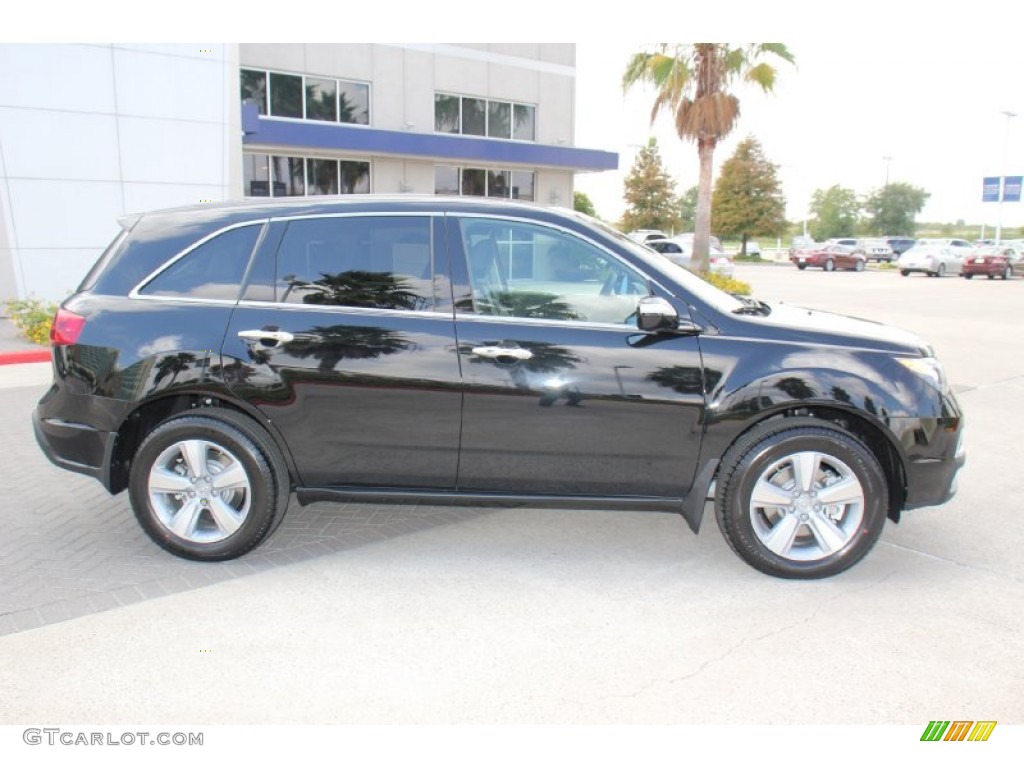 2013 MDX SH-AWD Technology - Crystal Black Pearl / Ebony photo #8