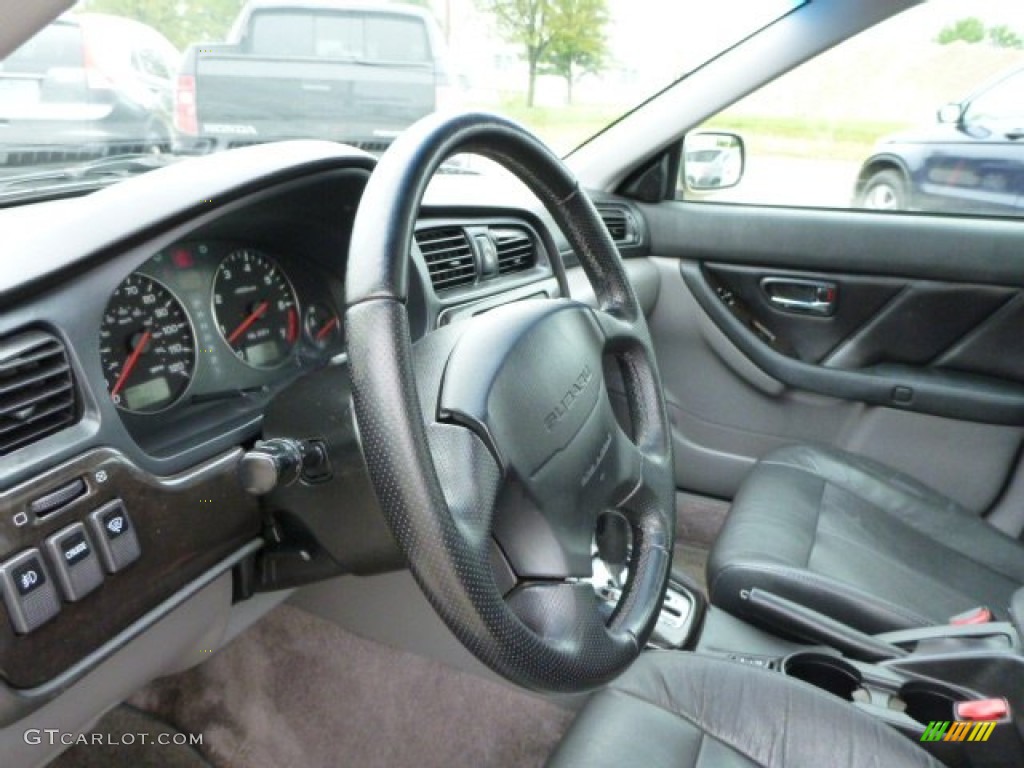2004 Legacy 2.5 GT Sedan - Titanium Pearl / Black photo #17
