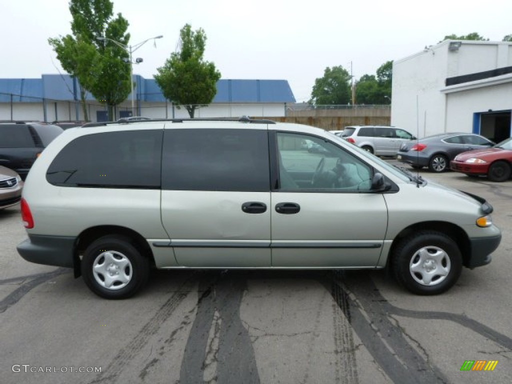 1999 Grand Caravan  - Light Cypress Green Pearl / Mist Gray photo #2