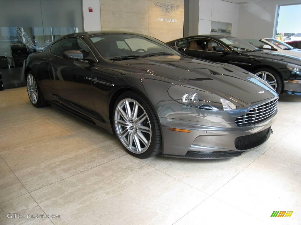2009 DBS Coupe - Meteorite Silver / Obsidian Black photo #1