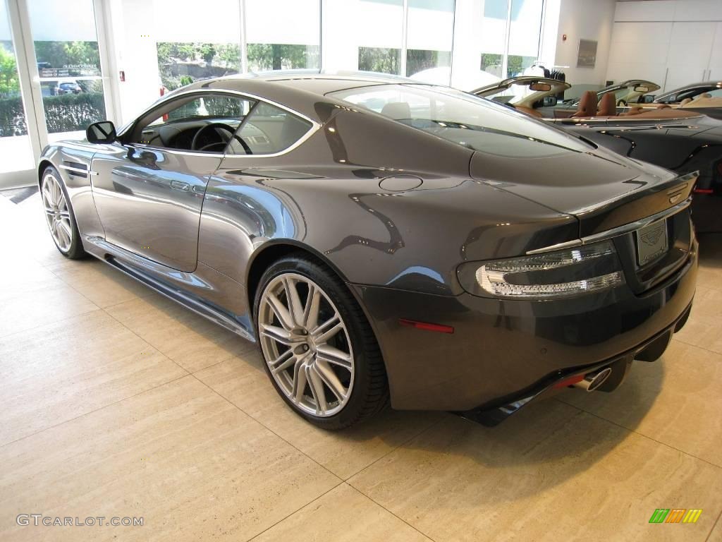 2009 DBS Coupe - Meteorite Silver / Obsidian Black photo #4