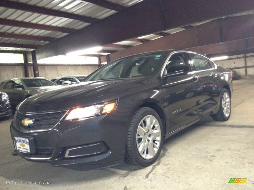 2014 Impala LS - Ashen Gray Metallic / Jet Black/Dark Titanium photo #1