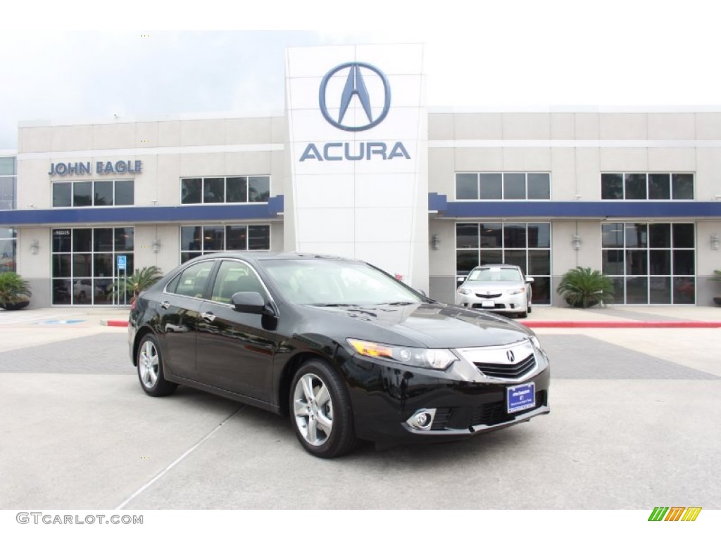 2013 TSX Technology - Crystal Black Pearl / Ebony photo #1