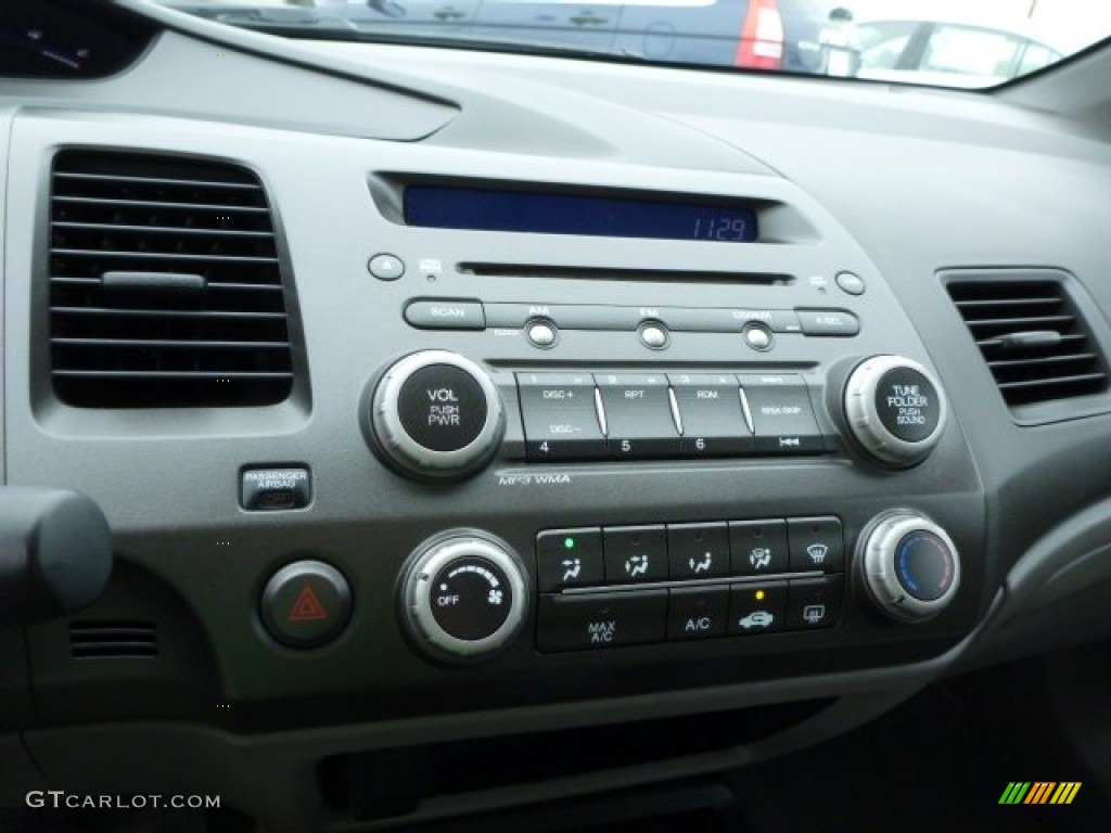 2006 Civic LX Coupe - Sparkle Gray Pearl / Gray photo #18