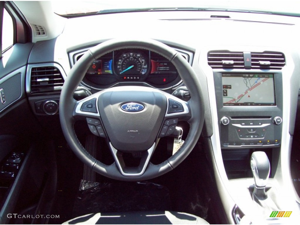 2013 Fusion SE 1.6 EcoBoost - Ruby Red Metallic / Charcoal Black photo #9