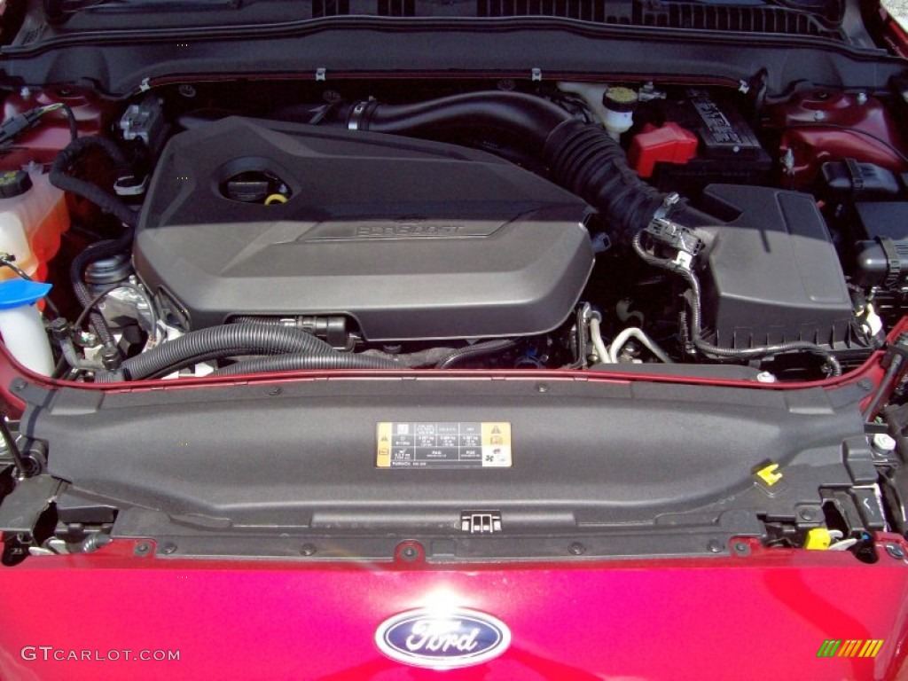 2013 Fusion SE 1.6 EcoBoost - Ruby Red Metallic / Charcoal Black photo #11